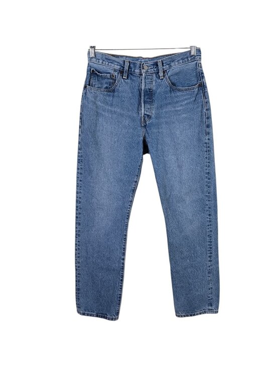 Levi's Other - Levi's Mens 501 Buttonfly Light Wash Jeans Size 30x30 DIY Heart Stitch 150th